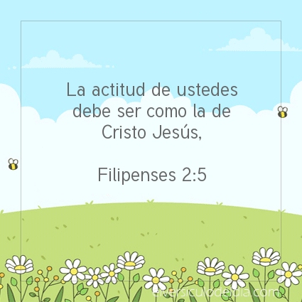 Imagen El versiculo del dia Filipenses 2:5