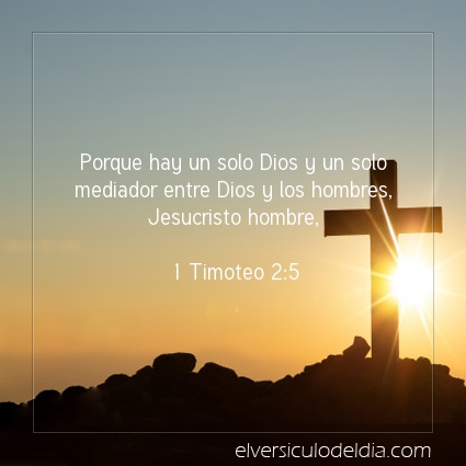 Imagen El versiculo del dia 1 Timoteo 2:5