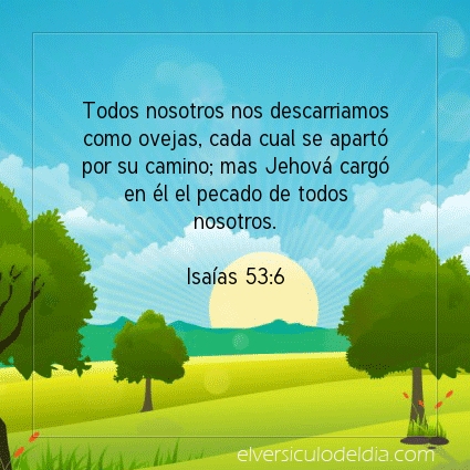Imagen El versiculo del dia Isaías 53:6