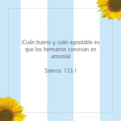 Imagen El versiculo del dia Salmos 133:1