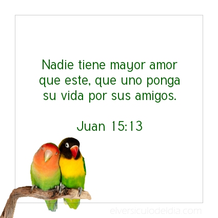 Imagen El versiculo del dia Juan 15:13