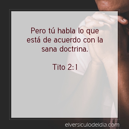 Imagen El versiculo del dia Tito 2:1