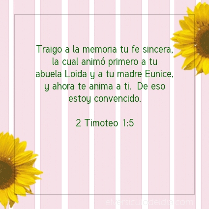 Imagen El versiculo del dia 2 Timoteo 1:5
