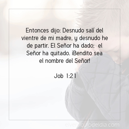 Imagen El versiculo del dia Job 1:21