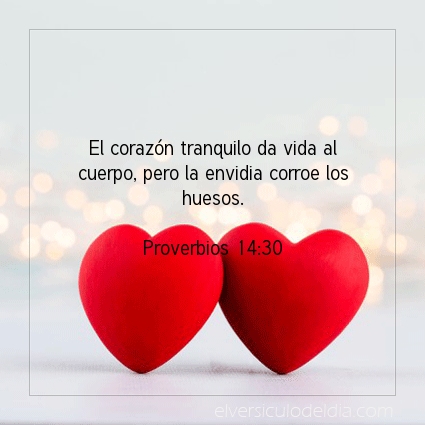 Imagen El versiculo del dia Proverbios 14:30