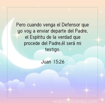 Imagen El versiculo del dia Juan 15:26
