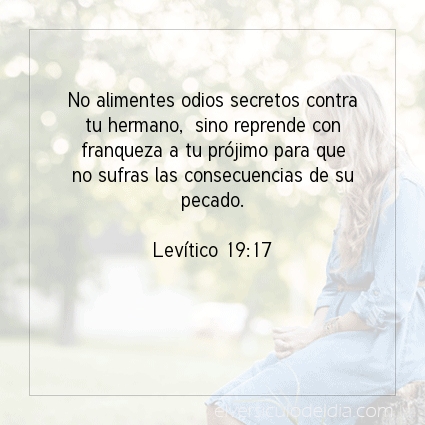 Imagen El versiculo del dia Levítico 19:17