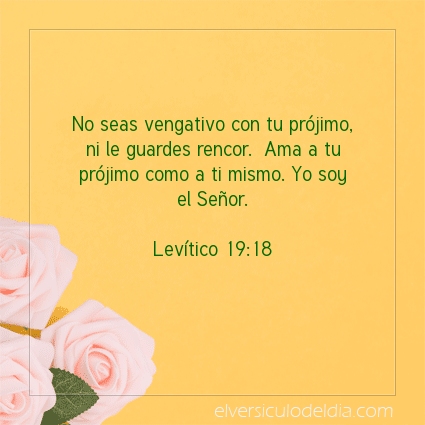 Imagen El versiculo del dia Levítico 19:18
