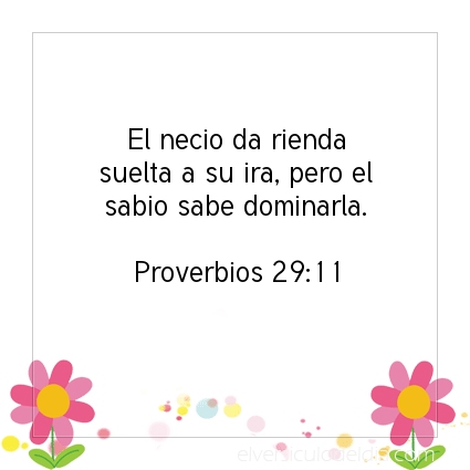Imagen El versiculo del dia Proverbios 29:11