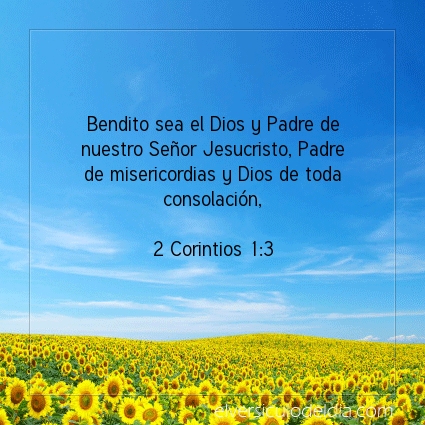 Imagen El versiculo del dia 2 Corintios 1:3