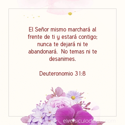 Imagen El versiculo del dia Deuteronomio 31:8