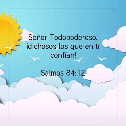Imagen El versiculo del dia Salmos 84:12