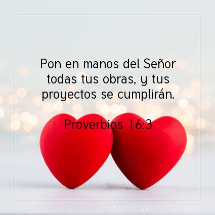 Imagen El versiculo del dia Proverbios 16:3
