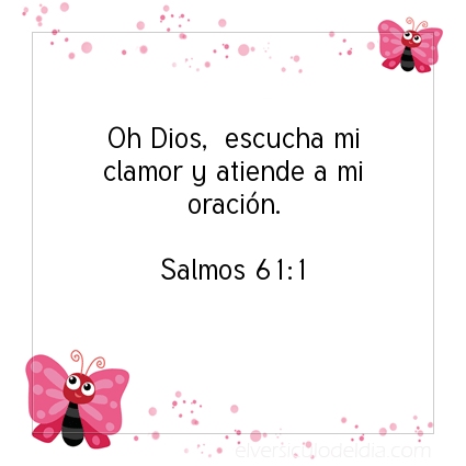 Imagen El versiculo del dia Salmos 61:1
