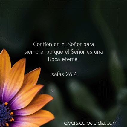 Imagen El versiculo del dia Isaías 26:4