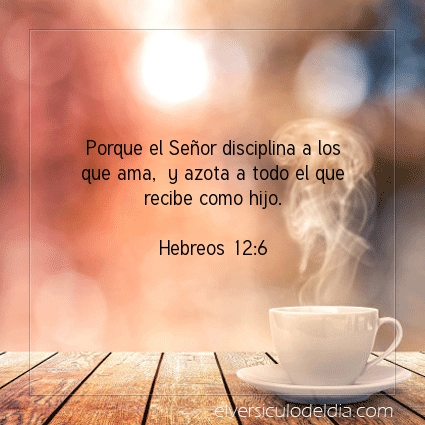 Imagen El versiculo del dia Hebreos 12:6