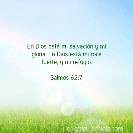 Imagen El versiculo del dia Salmos 62:7