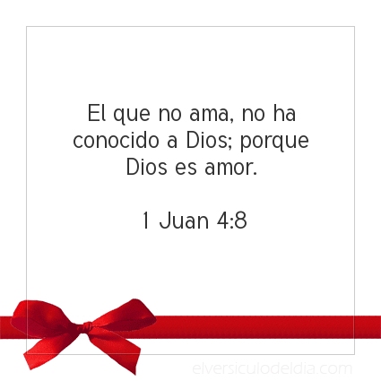 Imagen El versiculo del dia 1 Juan 4:8