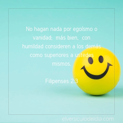 Imagen El versiculo del dia Filipenses 2:3