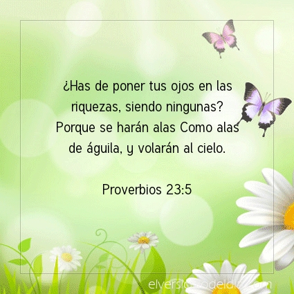 Imagen El versiculo del dia Proverbios 23:5