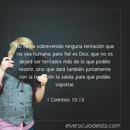 Imagen El versiculo del dia 1 Corintios 10:13