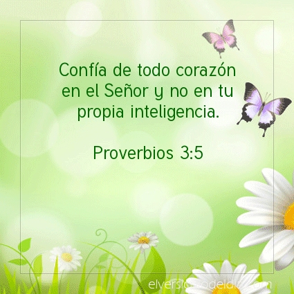 Imagen El versiculo del dia Proverbios 3:5
