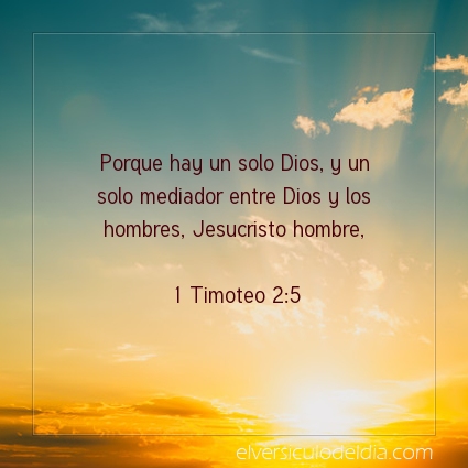 Imagen El versiculo del dia 1 Timoteo 2:5
