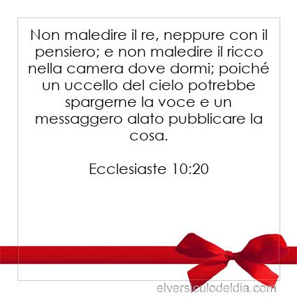 Ecclesiaste-10-20-NR94-il-versetto-del-giorno - Immagine Versetto del Giorno