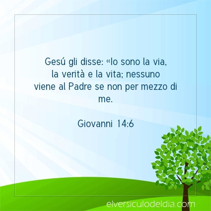 Immagine Versetto del Giorno Giovanni 14:6