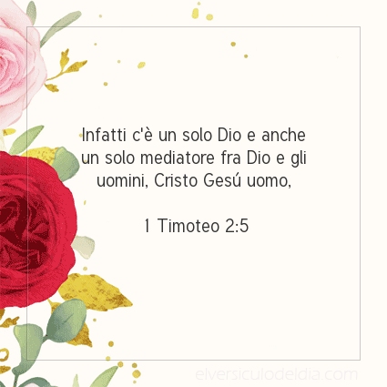 Immagine Versetto del Giorno 1 Timoteo 2:5