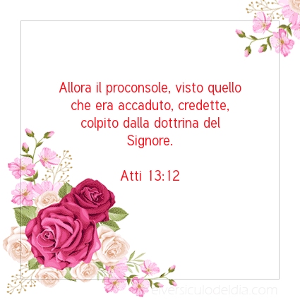 Immagine Versetto del Giorno Atti 13:12
