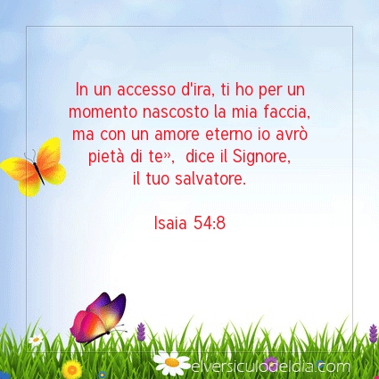Immagine Versetto del Giorno Isaia 54:8