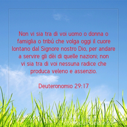 Immagine Versetto del Giorno Deuteronomio 29:17