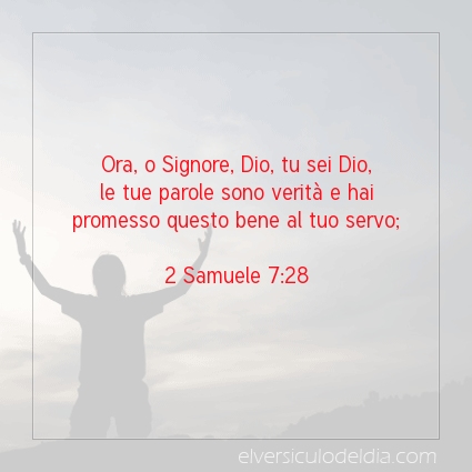 Immagine Versetto del Giorno 2 Samuele 7:28