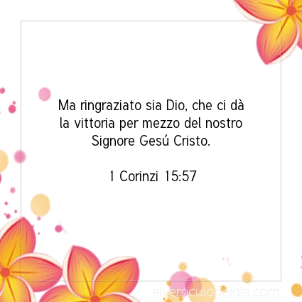 Immagine Versetto del Giorno 1 Corinzi 15:57