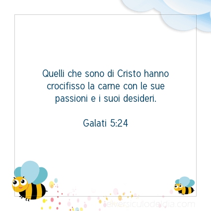 Immagine Versetto del Giorno Galati 5:24