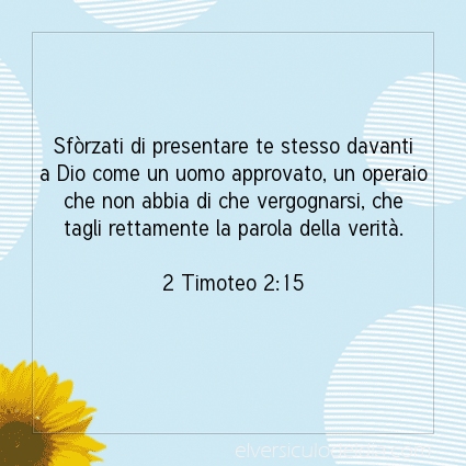 Immagine Versetto del Giorno 2 Timoteo 2:15