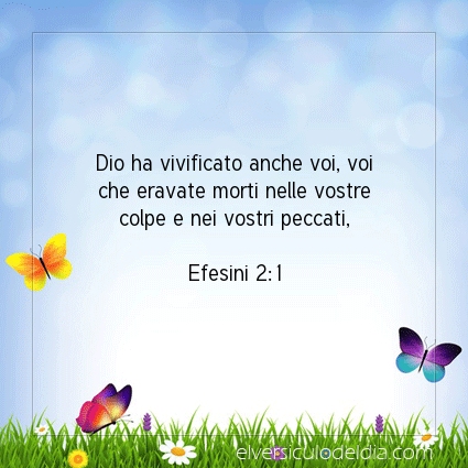 Immagine Versetto del Giorno Efesini 2:1