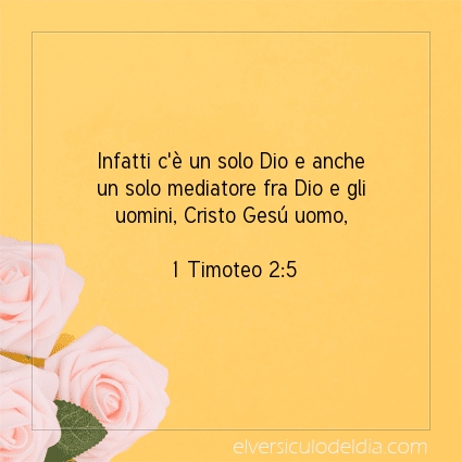 Immagine Versetto del Giorno 1 Timoteo 2:5