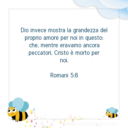 Immagine Versetto del Giorno Romani 5:8