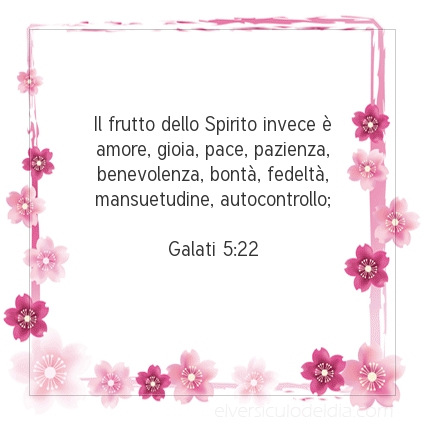 Immagine Versetto del Giorno Galati 5:22
