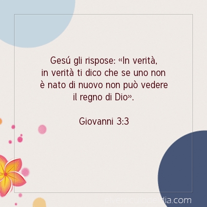 Immagine Versetto del Giorno Giovanni 3:3