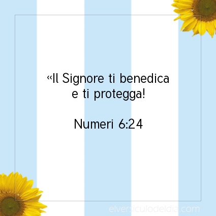 Immagine Versetto del Giorno Numeri 6:24