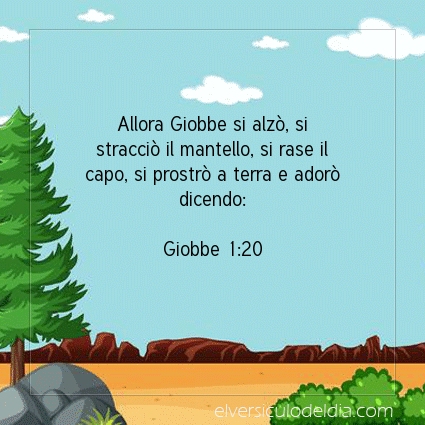 Immagine Versetto del Giorno Giobbe 1:20