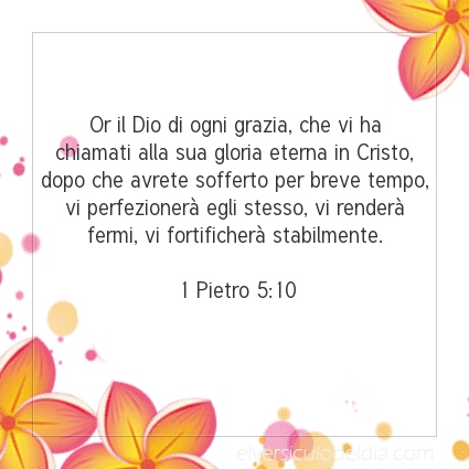 Immagine Versetto del Giorno 1 Pietro 5:10