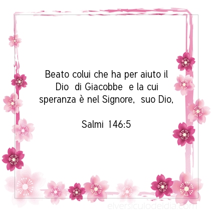 Immagine Versetto del Giorno Salmi 146:5