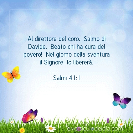 Immagine Versetto del Giorno Salmi 41:1