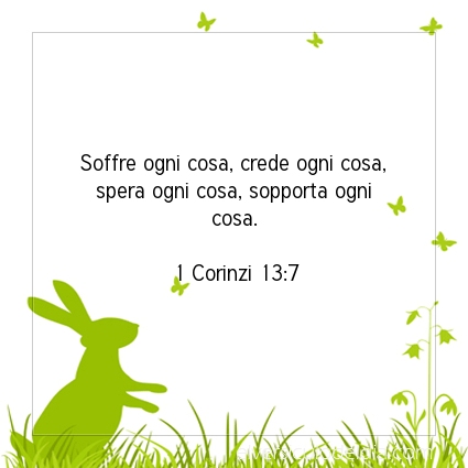 Immagine Versetto del Giorno 1 Corinzi 13:7