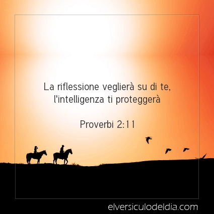 Immagine Versetto del Giorno Proverbi 2:11