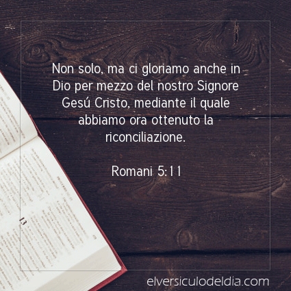 Immagine Versetto del Giorno Romani 5:11
